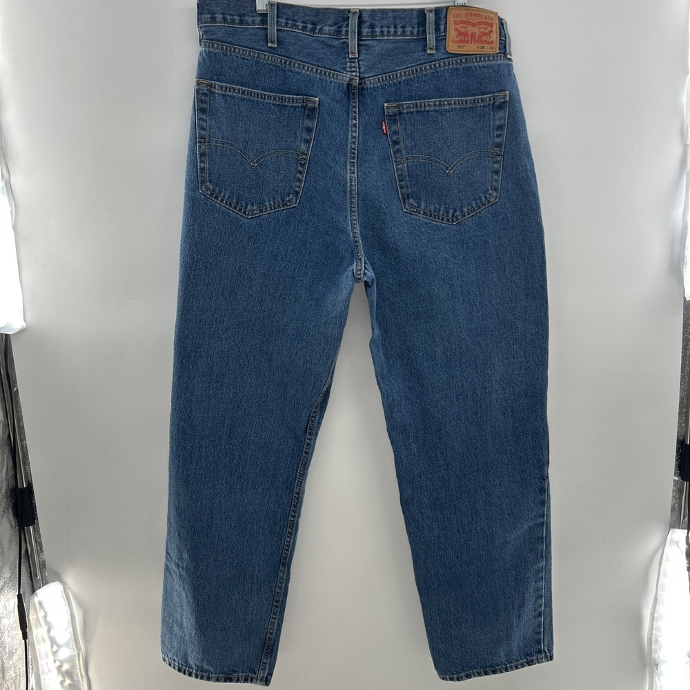 Levi's 550 Jeans Mens 38 x 32 Blue Relaxed Straight Denim Pants